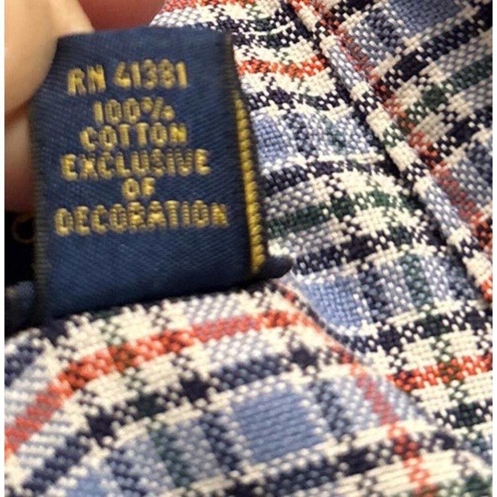 Ralph Lauren Men's Size 2XLT Tall Blue Plaid Classic Pony Preppy Dadcore Nice! - Picture 7 of 7